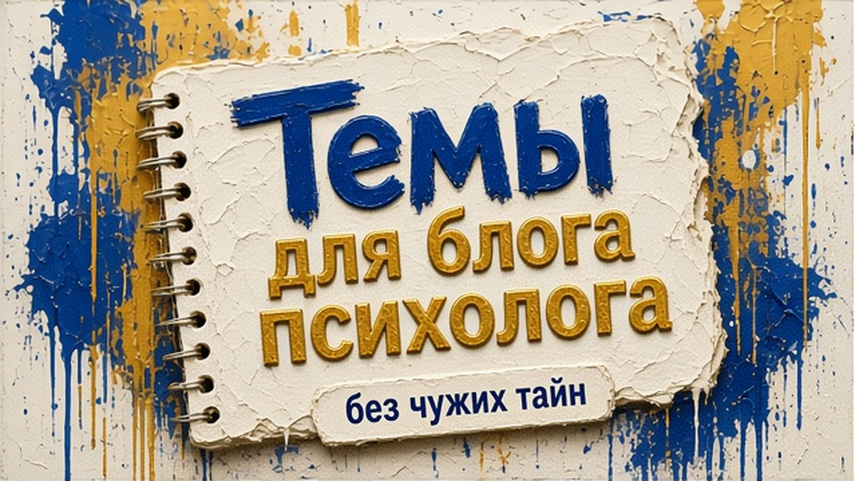 Иллюстрация: темы для блога психолога